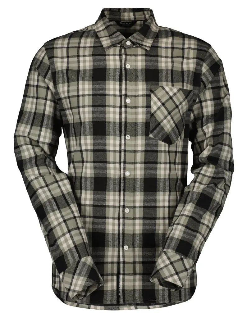 Рубашка SCOTT FLANNEL dust grey/black - XL