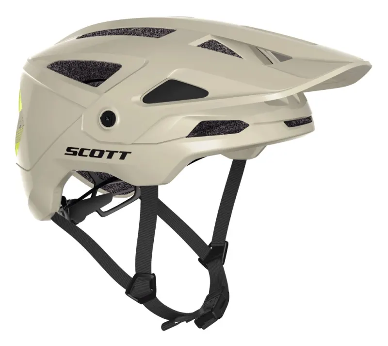 Шлем SCOTT STEGO PLUS (CE) beige/radium yellow - M