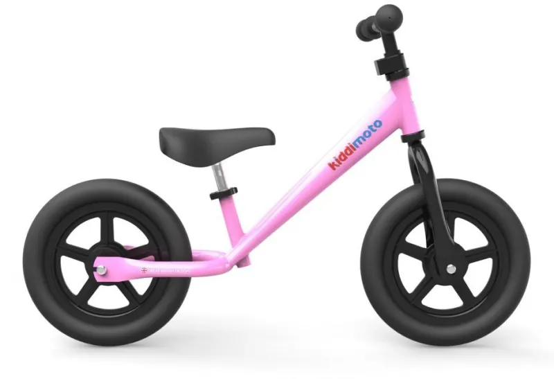 Біговел 12" Kiddimoto Super Junior металевий, Рожевий