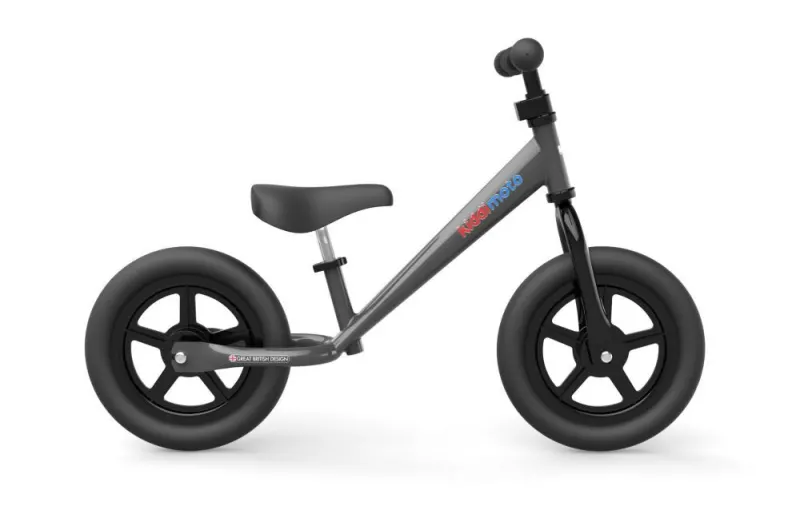 Біговел 12" Kiddy Moto Super Junior алюмінієвий Сірий