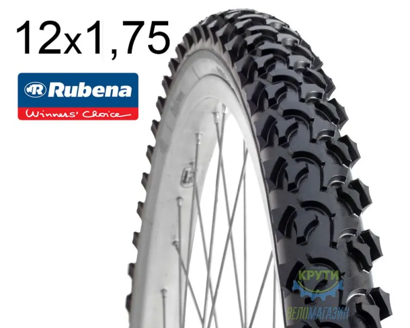 Покришка 12 1/2X1.75X2 1/4 (47-203) Mitas Rapid V36 Pre Classic, Чорна