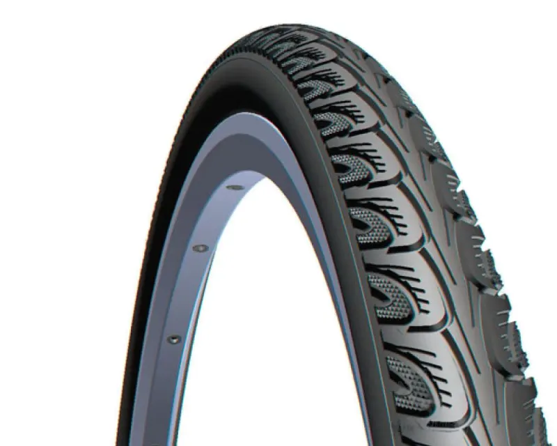 Покрышка 28X1 1/4X1 3/4 (32-622) Mitas (Rubena) Hook V69 Classic, Черная
