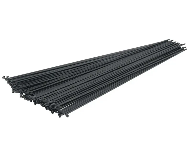 Спица стальная 255mm 14G CN из хромов. нип. 16мм черный. (100шт)