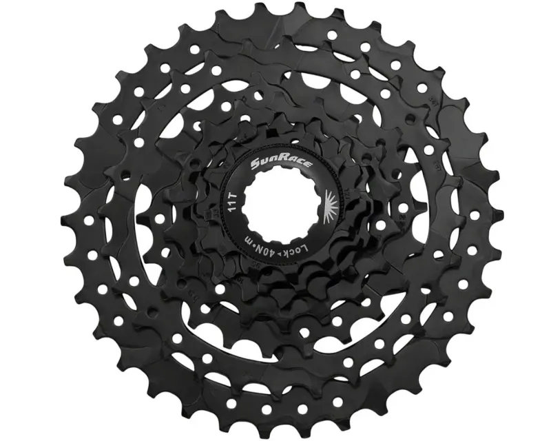 Касета інд. 7-k 11-34T SUN RACE M40 MTB, Black