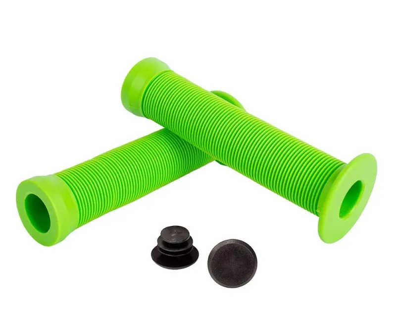 Грипсы Green Cycle GGR-254 145mm салатовые, BMX