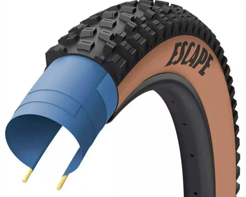 Покрышка 27.5X2.6 (66-584) Goodyear Escape Ultimate Tubeless Complete, Blk/Tan
