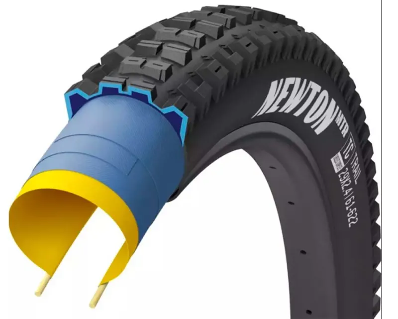 Покрышка 29X2.4 (61-622) Goodyear Newton Mtr Tubeless Complete, Folding, Black, 120Tpi