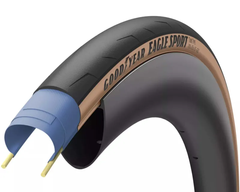 Покрышка 700X28 (28-622) Goodyear Eagle Sport Tube Type,Tan
