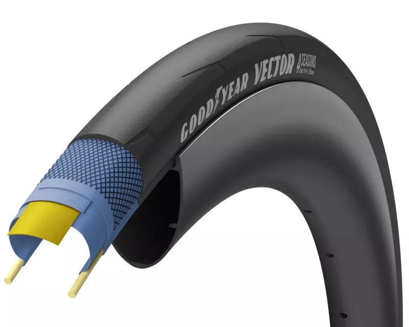 Покрышка 700X32 (32-622) Goodyear Vector 4Seasons Tubeless Complete, Black