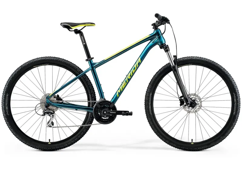 Велосипед 27.5" Merida BIG.SEVEN 20-2x (2023) рама - L 18.5 Teal-blue
