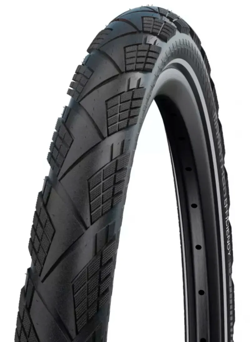 Покрышка 28x2.15 (55-622) Schwalbe MARATHON EFFICIENCY Evo, Super Race, V-Guard, FB/B-SK+RT HS617 ADDIX Race 67EPI 38B