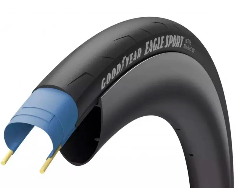 Покрышка 700x30 (30-622) GoodYear Eagle Sport Tube Type Folding Black, 60tpi