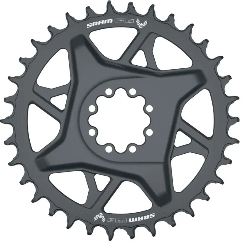 Зірка SRAM T-TYPE 34T Direct Mount 3mm Offset Eagle (including 8 bolts) Dark Polar Grey - GX D1