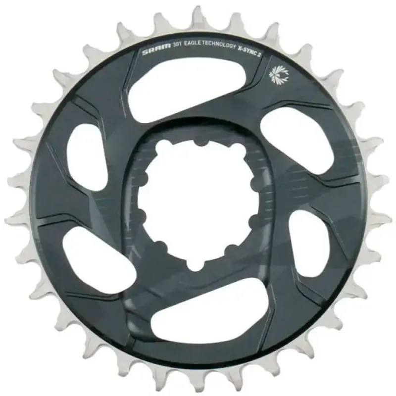 Звезда SRAM X-SYNC 2 30T Direct Mount 4mm Offset Eagle Cold Forged Lunar Grey (finish of GX Eagle C1 Звезда SRAM matches crank arms)