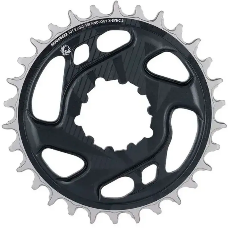 Звезда SRAM X-SYNC 2 30T Direct Mount 3mm Offset Boost Eagle Cold Forged Lunar Grey.