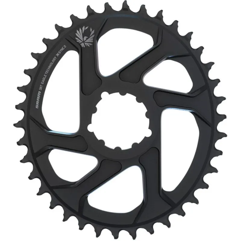Звезда SRAM X-SYNC EAGLE OVAL 38T DM 6 OFF BLK