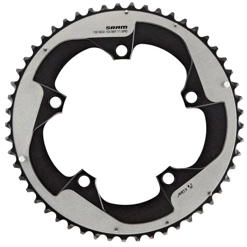 Зірка SRAM X-Glide CRING ROAD FRC 11S 53T 130 AL5BTBLK 2PN
