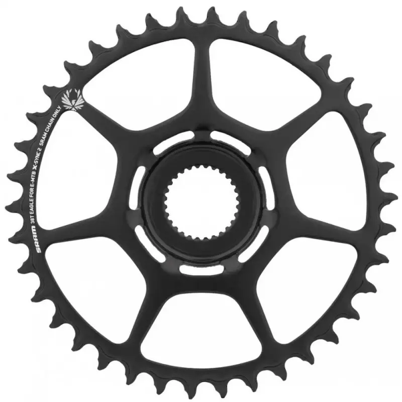 Звезда SRAM X-SYNC 2 38T Steel Eagle Bosch Gen4 Direct Mount Black (NON BOOST)