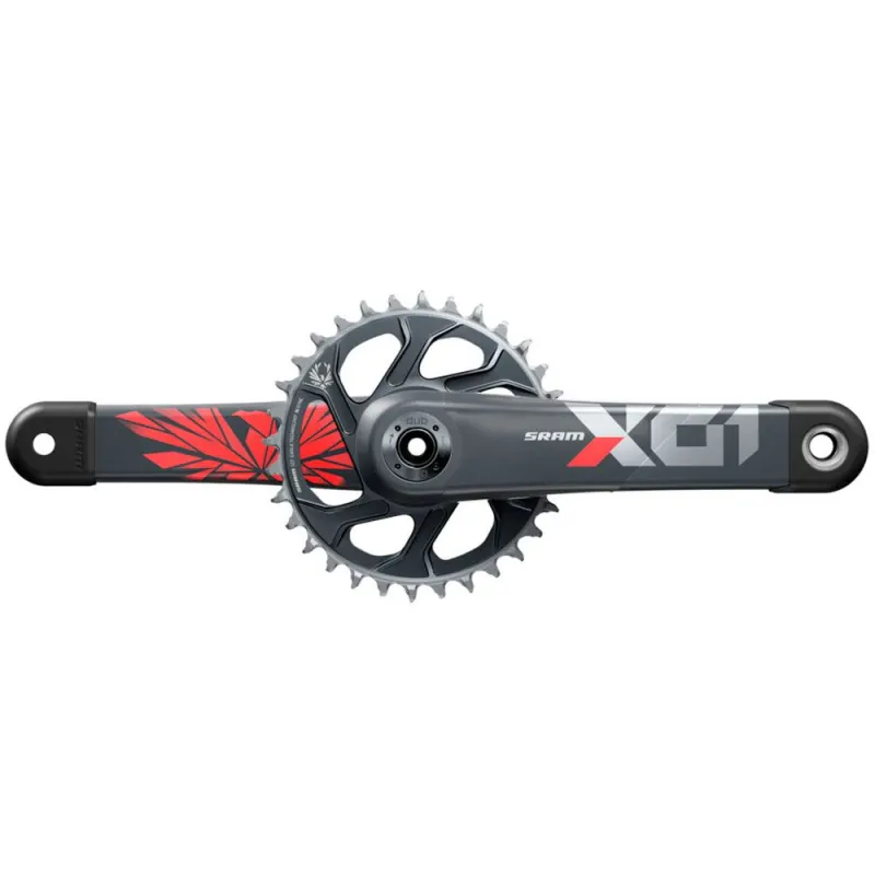 Шатуны SRAM X01 Eagle Boost 148 DUB 12s 165 w Direct Mount 32T X-SYNC 2 Chainring Lunar Oxy Red (DUB Cups/Bearings no included) C3