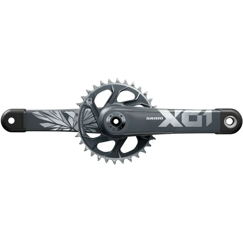 Шатуны SRAM X01 Eagle Boost 148 DUB 12s 165 w Direct Mount 32T X-SYNC 2 Chainring Lunar Polar Black (DUB Cups/Bearings no included) C3