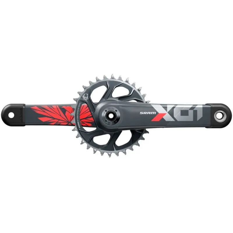 Шатуны SRAM X01 Eagle Superboost+ DUB 12s 165 w Direct Mount 32T X-SYNC 2 Chainring Lunar Oxy Red (DUB Cups/Bearings no included) C3