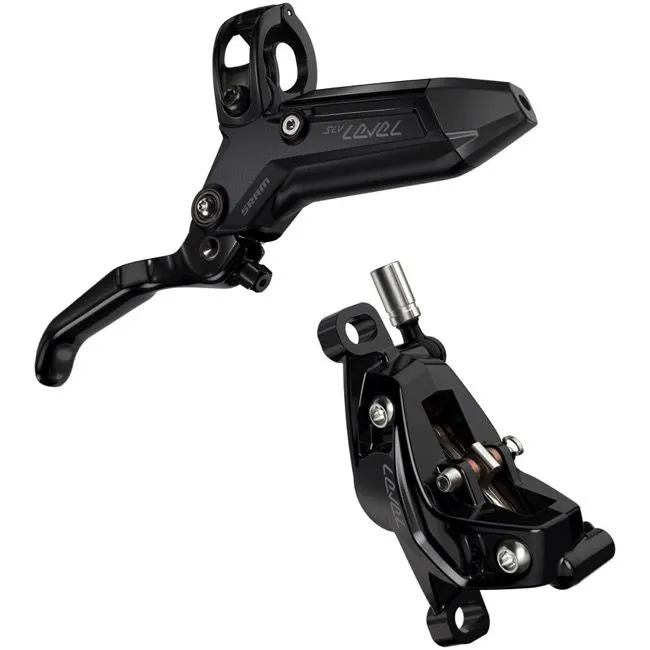 Гальма дискові SRAM Level Silver Stealth 4 Piston -  Aluminum Lever, Передні 950 мм, C1