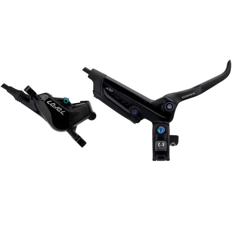 Тормоз дисковый SRAM Level Ultimate, Carbon Lever Rainbow Black Rear 2000 мм
