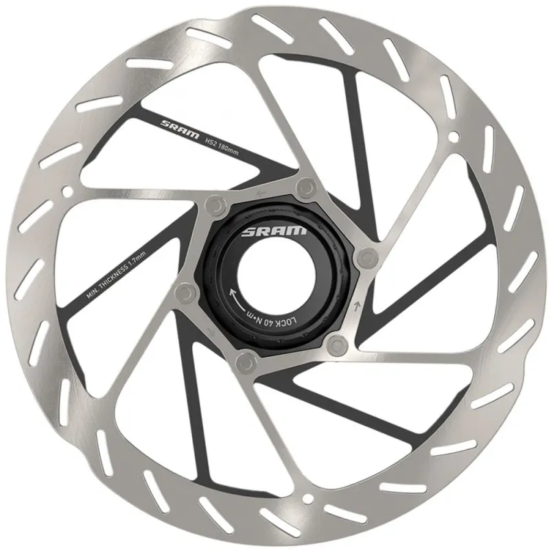 Ротор гальмівний SRAM HS2 160 мм Center Lock (includes lockring) Rounded