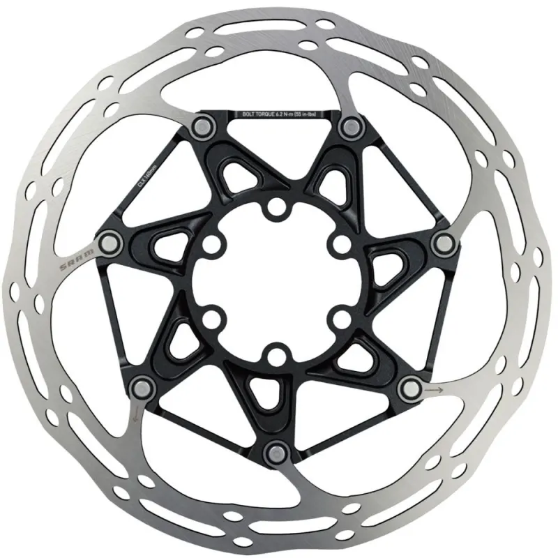 Ротор тормозной SRAM Centerline 2 160 мм Black стальные болты Rounded