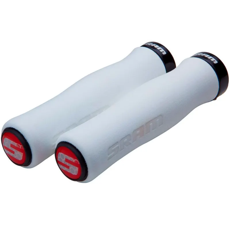 Гріпси SRAM FOAM CONT 129 мм WHT/BLK, з замками