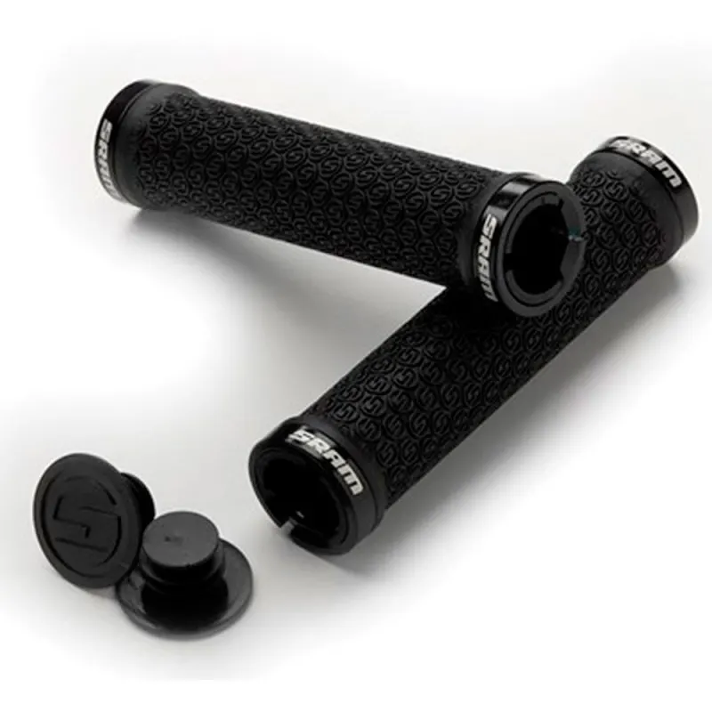 Грипсы SRAM Black with Double Clamps & End Plugs, с замками