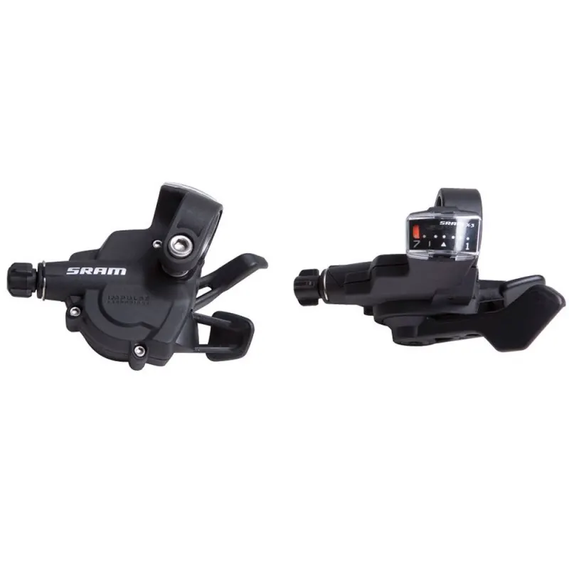 Манетки Sram X3 3*7 скоростей комплект (левая и правая)