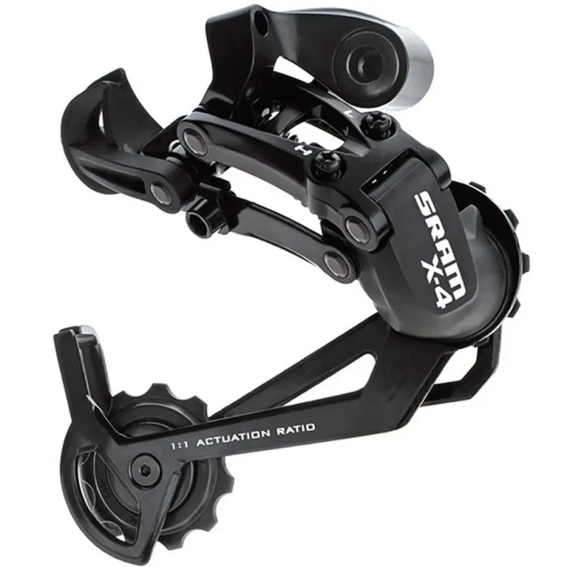 Переключатель задний Sram X4 Rear Derailleur, 7-8-9 Speed, длинная кавычка