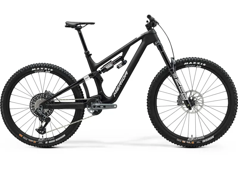 Велосипед 27.5-29" Merida ONE-SIXTY 8000 (2025) рама - XL Silk Black (Silver)