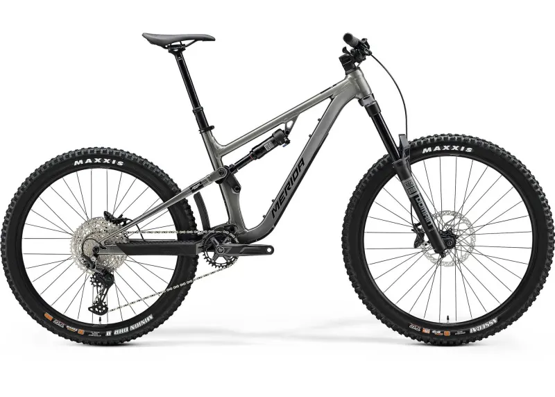 Велосипед 27.5-29" Merida ONE-SIXTY 500 (2025) рама - M Gunmetal Grey (Silver/Black)