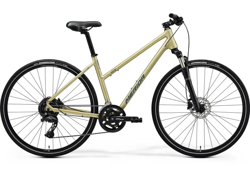 Велосипед 28" Merida CROSSWAY 300 (2025) women рама - WL Silk Champagne (Blue)