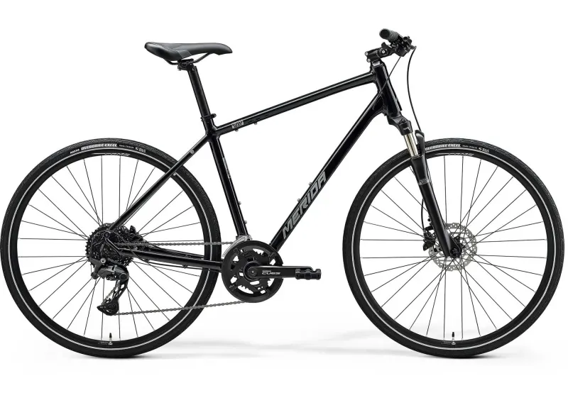 Велосипед 28" Merida CROSSWAY 300 (2025) рама - M Glossy Black (Silver)