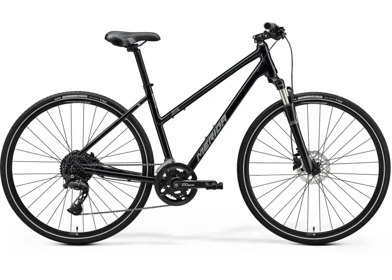 Велосипед 28" Merida CROSSWAY 300 (2025) women рама - WS Glossy Black (Silver)