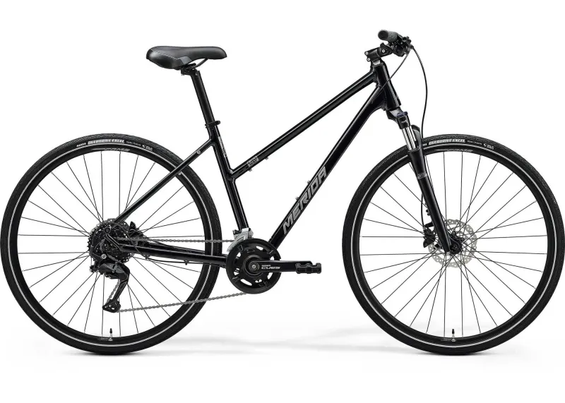Велосипед 28" Merida CROSSWAY 100 (2025) women рама - WS Glossy Black (Silver)