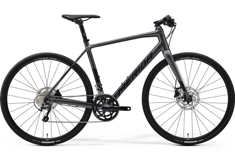 Велосипед 28" Merida SPEEDER 300 (2025) рама - XXS Silk Dark Silver (Black)