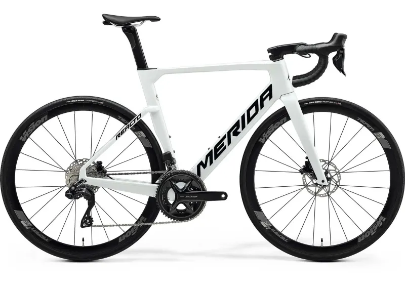Велосипед 28" Merida REACTO 5000 (2025) рама - XXS Pearl White (Black)