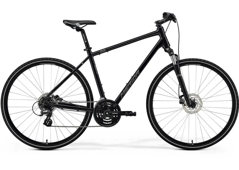 Велосипед 28" Merida CROSSWAY 10 (2025) рама - L Black (Silver)