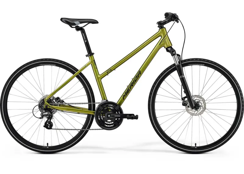 Велосипед 28" Merida CROSSWAY 10 (2025) women рама - WM Silk Fall Green (Black)