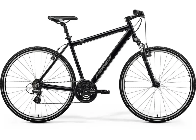 Велосипед 28" Merida CROSSWAY 10-V SE (2025) рама - L Black (Silver)