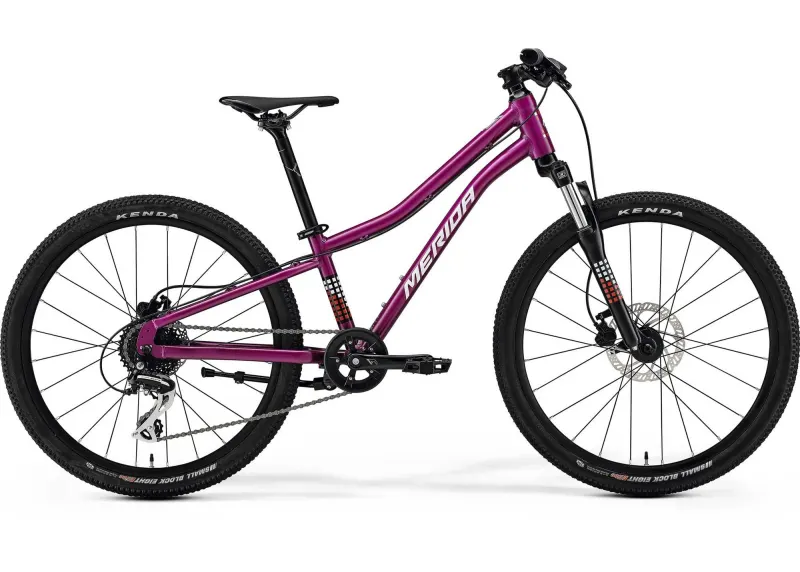 Велосипед 24" Merida MATTS J. 24 (2025) рама - Silk Purple (Wht/Red/Blk)