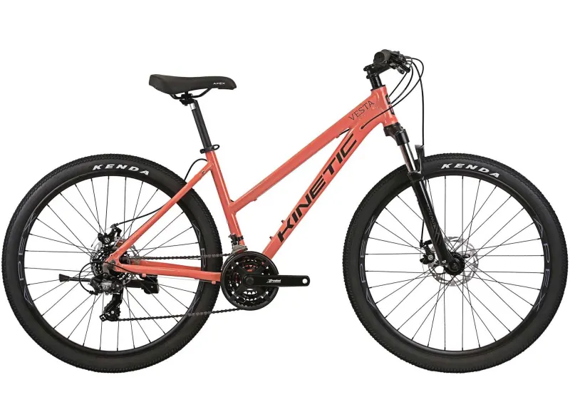 Велосипед 27,5" Kinetic Vesta рама - 15 (2025) Персиковый