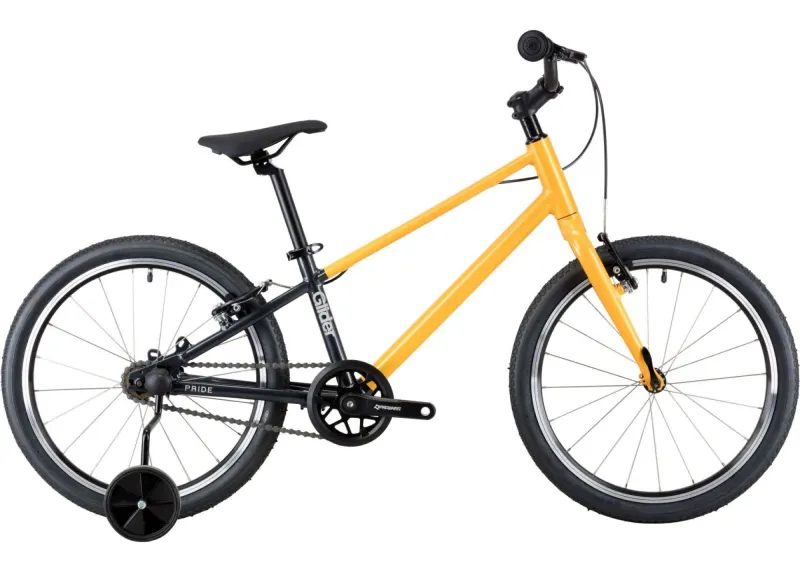 Велосипед 20" Pride GLIDER 2.1 2025 желтый