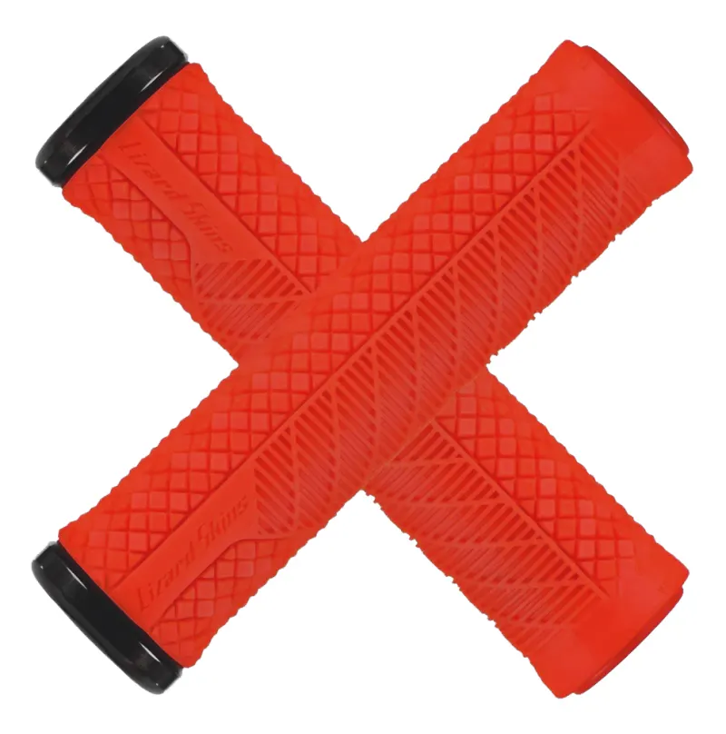 Грипсы Lizard Skins CHARGER EVO 136мм, с одним замком, Fire Red