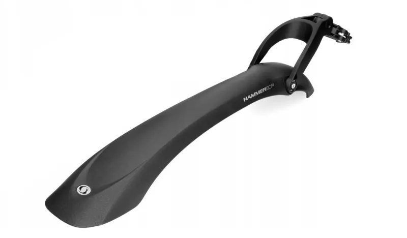 Крыло задн. 24"-29" SIMPLA Hammer SDE PRO SPEEDclamp mounting быстросъемный крепеж, черный с белыми вставками