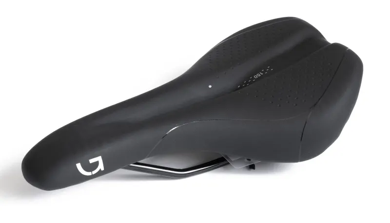 Седло Green Cycle Active Air 150, сталеві рейли, чорне